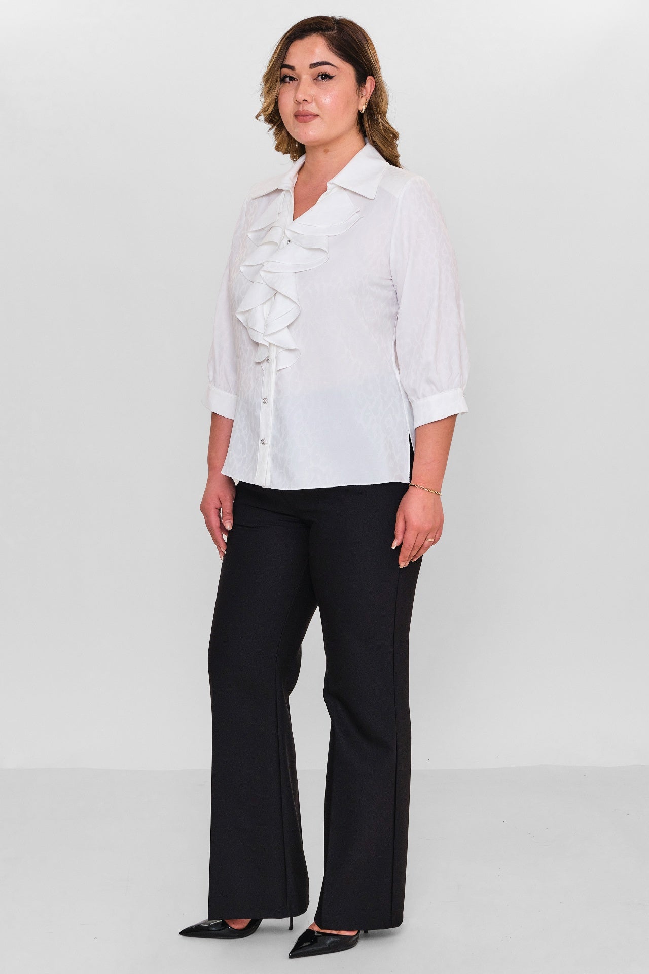 Kifayet - Plus Size Shirt (KFY26Y18508-01) - 8690200145865