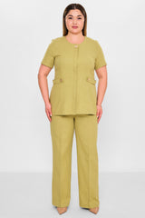 Dress port - Plus Size Suit (DSP26Y3472) - 8690200146022