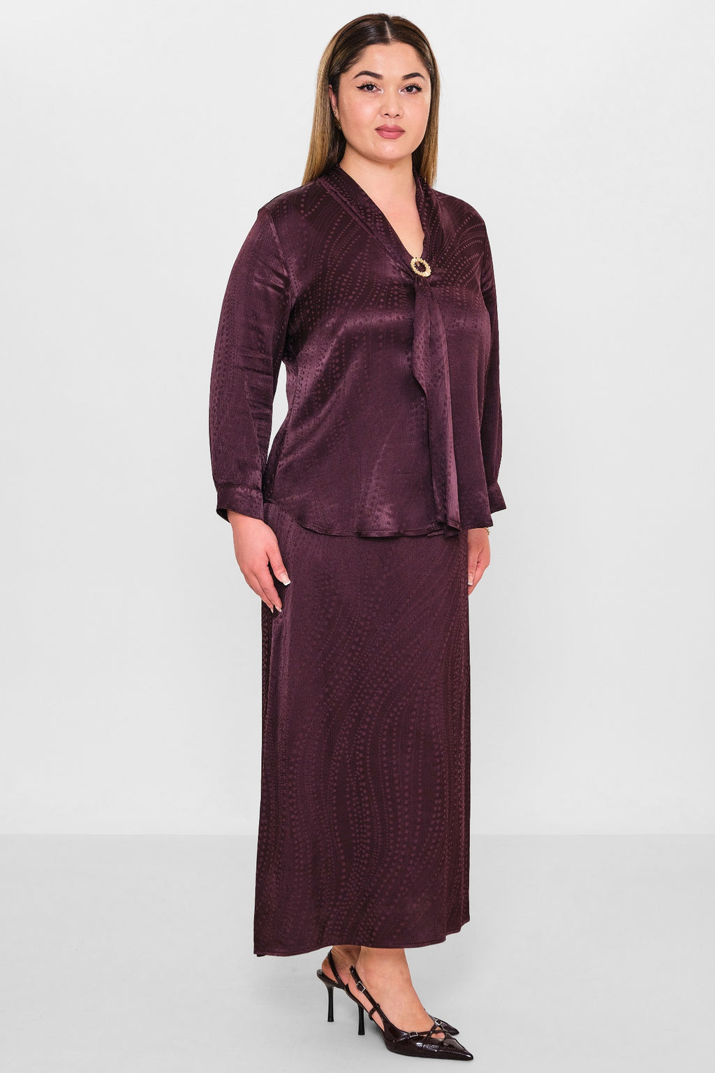 Dress port - Plus Size Suit (DSP26Y3480) - 8690200146060