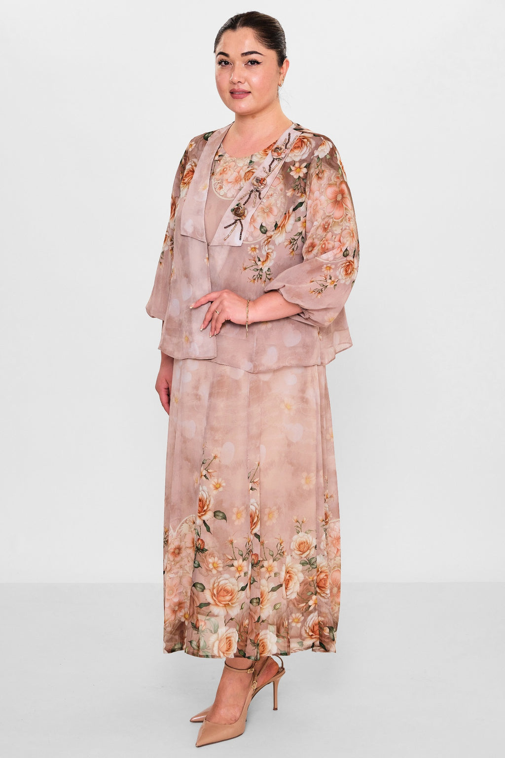 Gumanize - Plus Size Dress (GMZ2026-349-8008) - 8690200146473