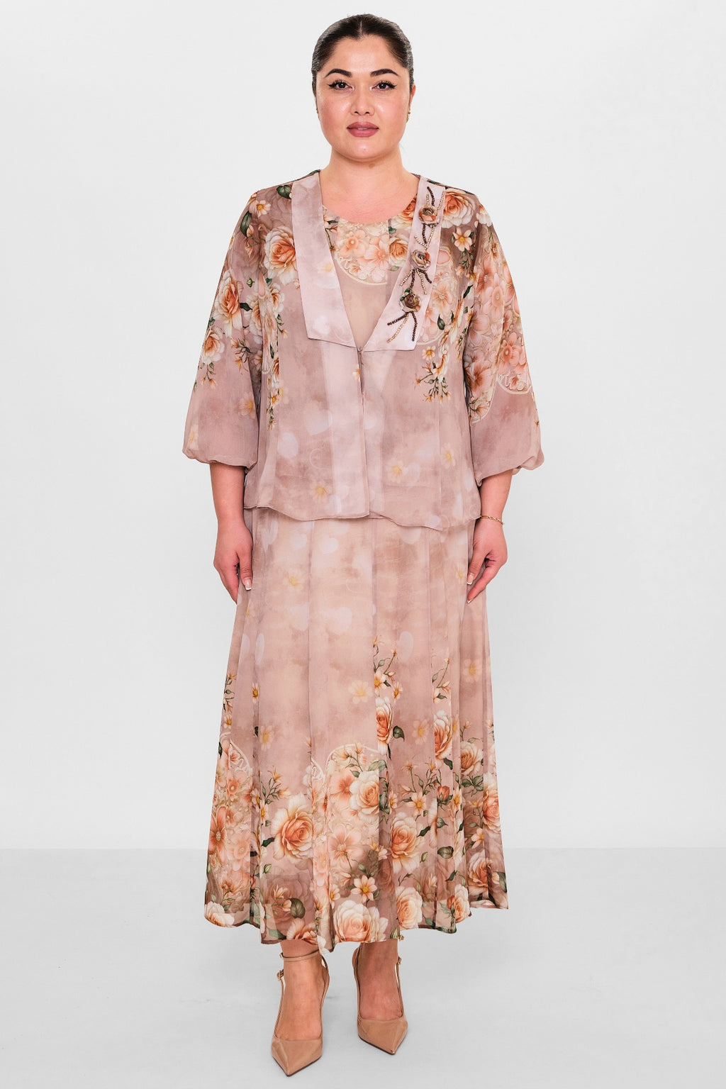 Gumanize - Plus Size Dress (GMZ2026-349-8008) - 8690200146473