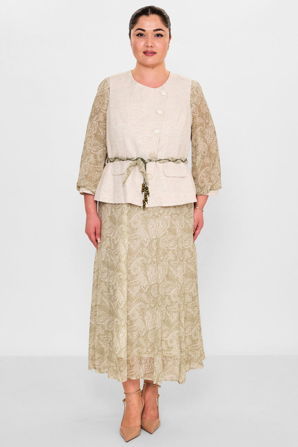 Gumanize - Plus Size Dress (GMZ2026-582-8171) - 8690200146503