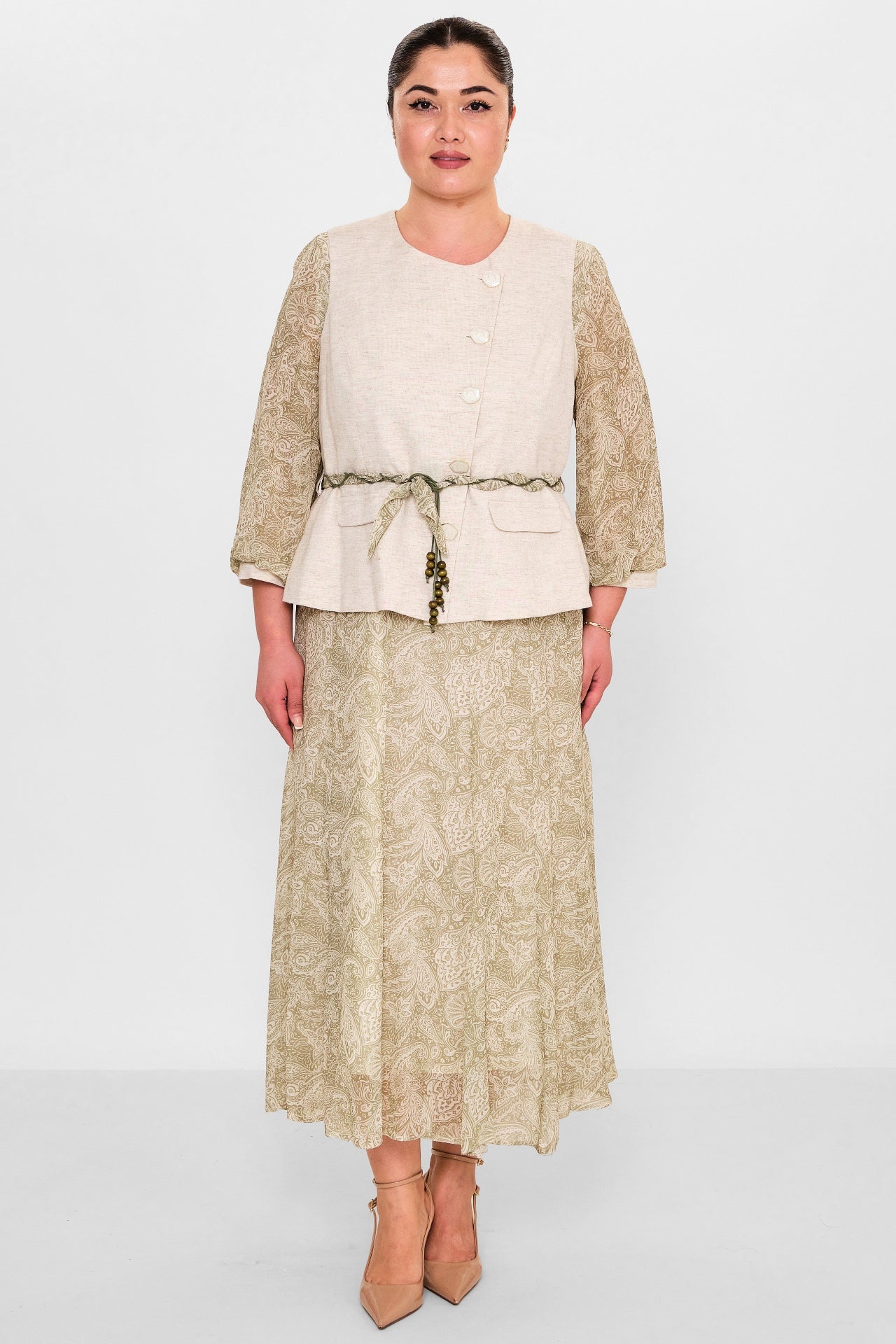 Gumanize - Plus Size Dress (GMZ2026-582-8171) - 8690200146503