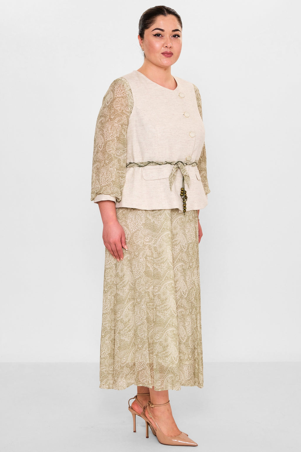 Gumanize - Plus Size Dress (GMZ2026-582-8171) - 8690200146503