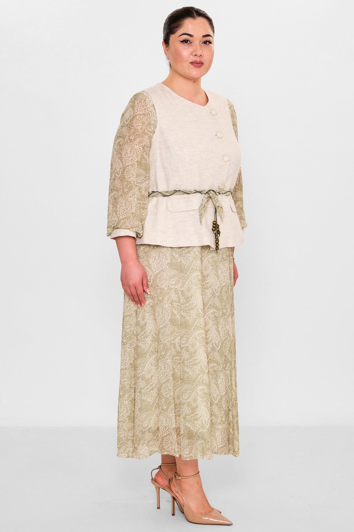 Gumanize - Plus Size Dress (GMZ2026-582-8171) - 8690200146503