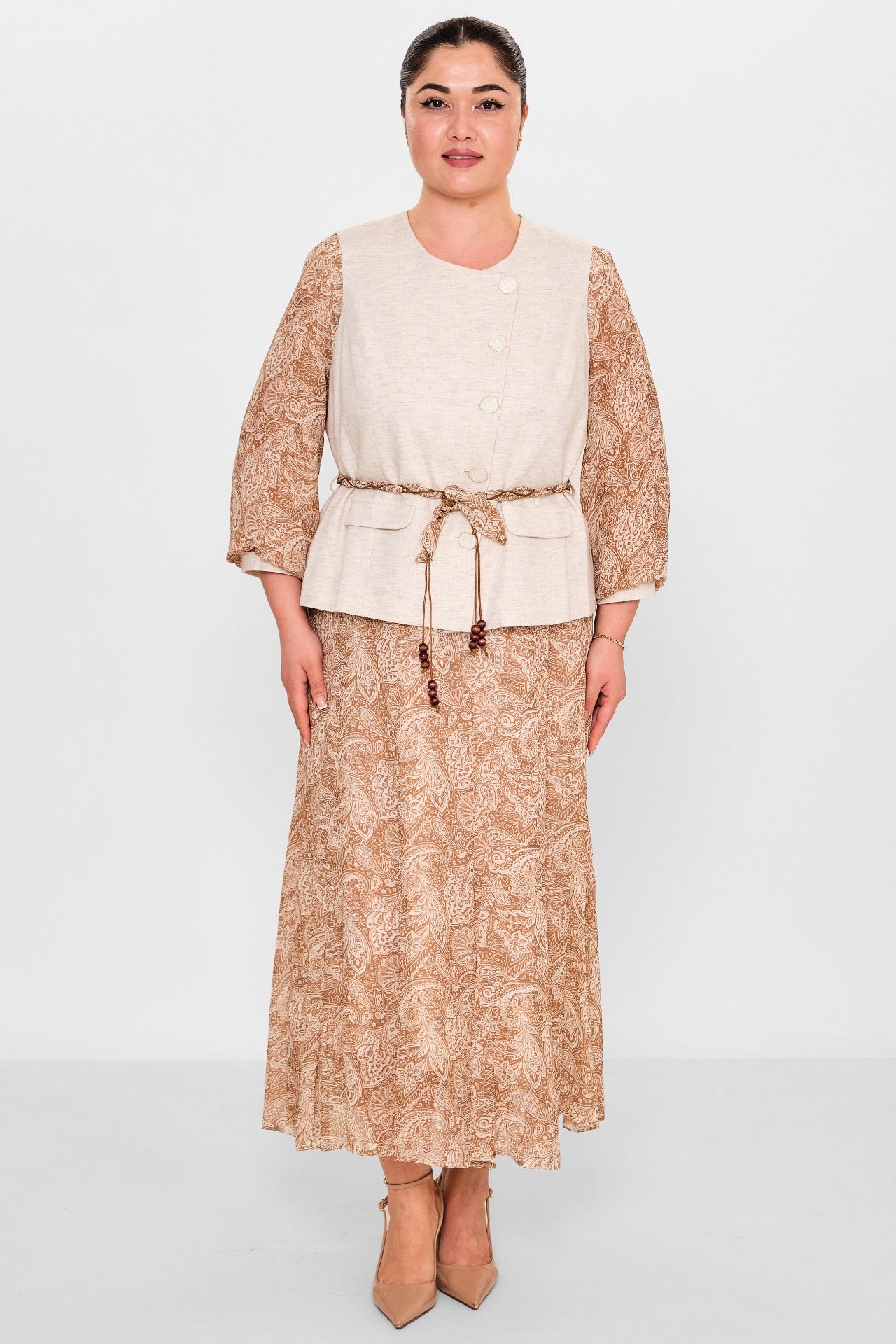 Gumanize - Plus Size Dress (GMZ2026-582-8171) - 8690200146510