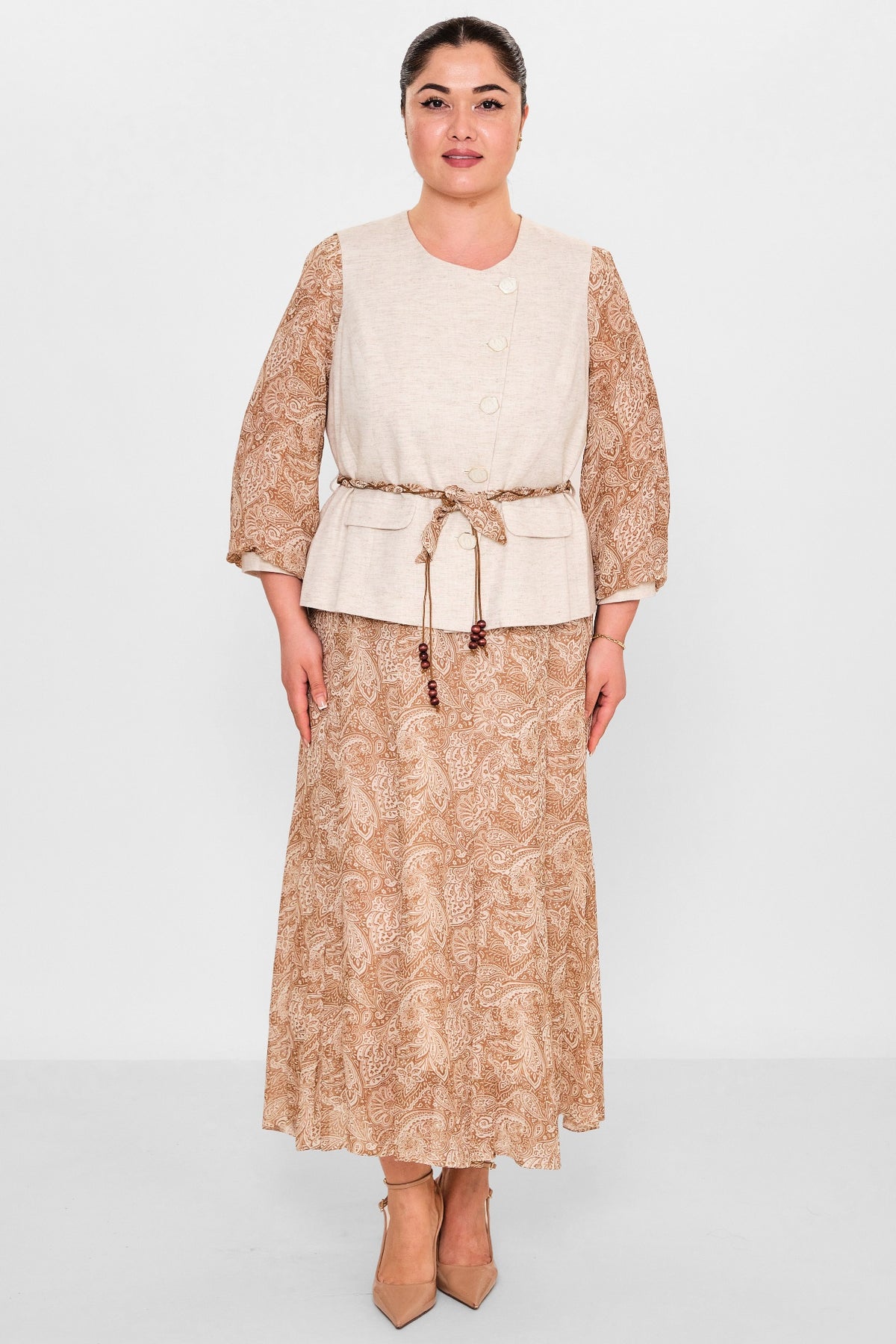 Gumanize - Plus Size Dress (GMZ2026-582-8171) - 8690200146510