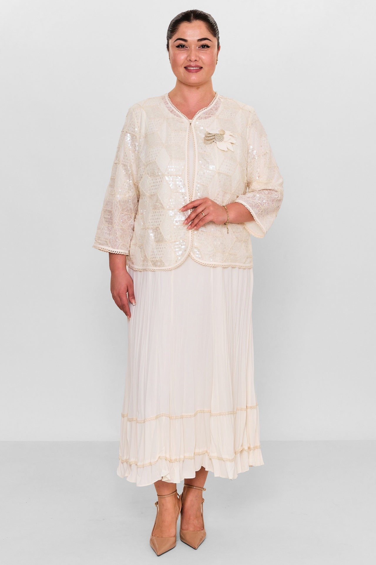 Gumanize - Plus Size Dress (GMZ2026-775-8176) - 8690200146527