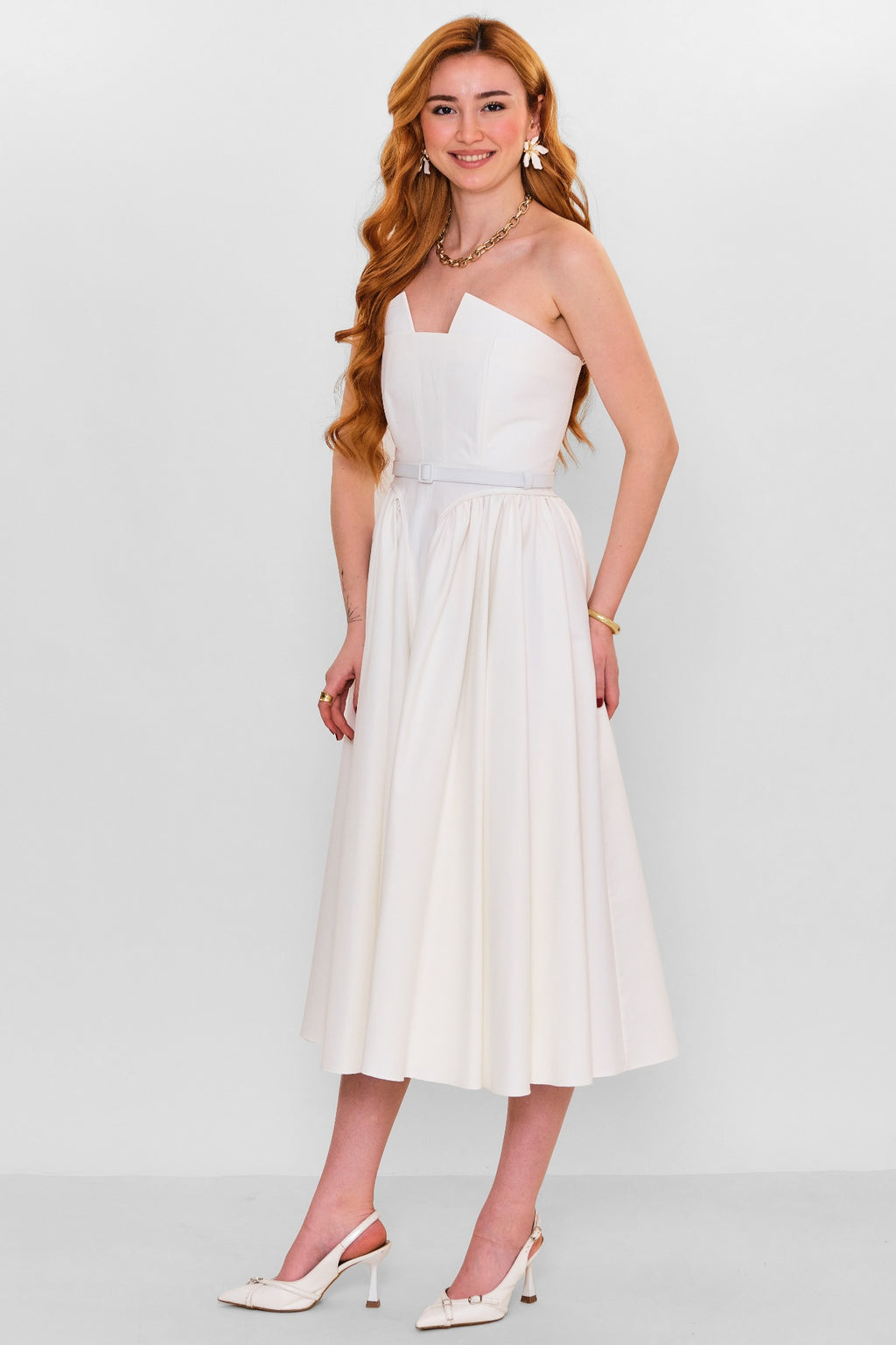 Mamulier - Plus Size Dress (MML26Y7027) - 8690200147296