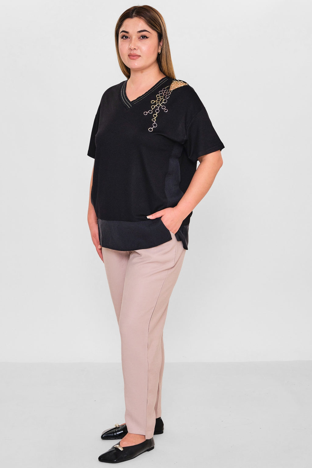 Xlife - Regular Size Blouse (XLF26Y7017) - 8690200147425