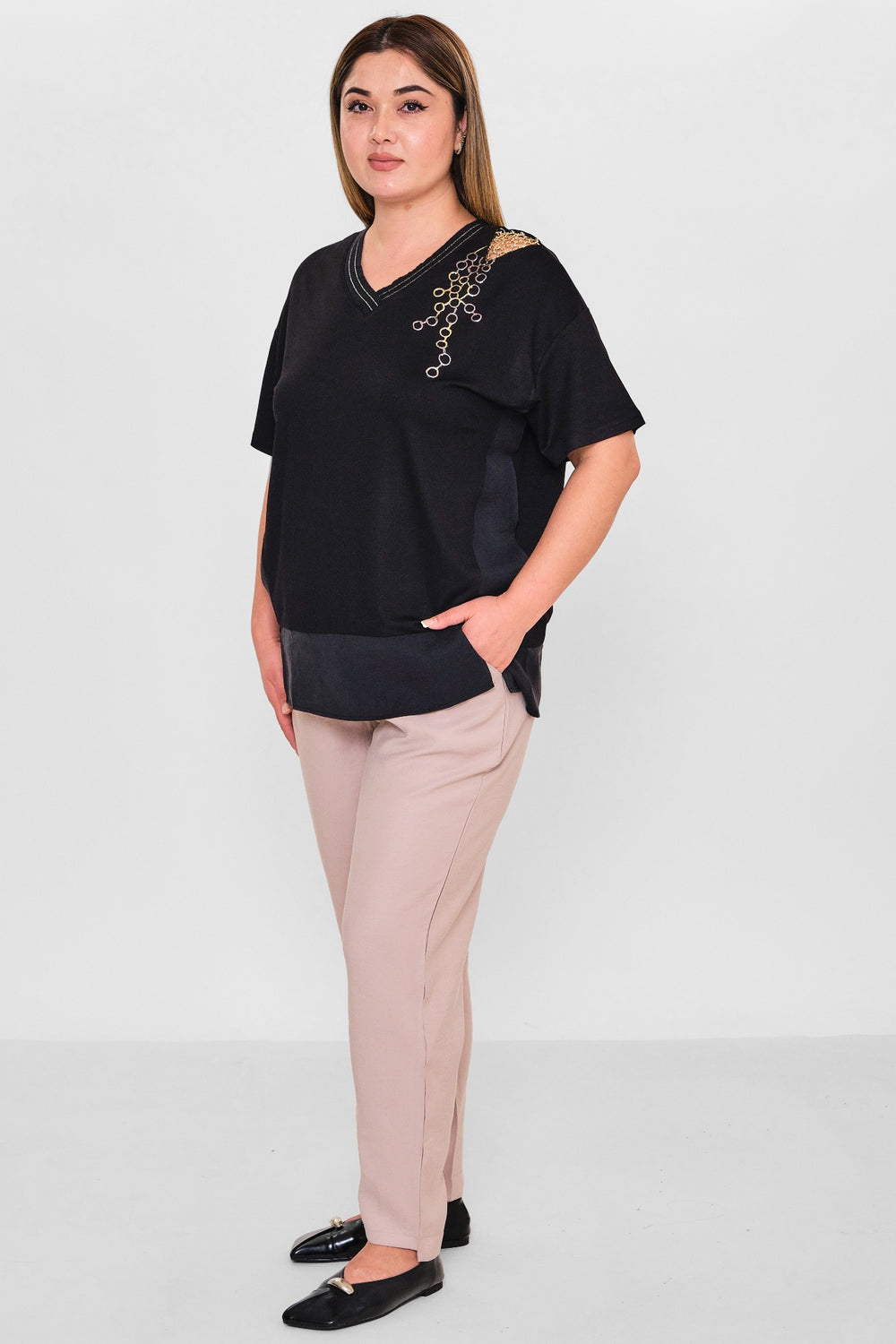 Xlife - Regular Size Blouse (XLF26Y7017) - 8690200147425