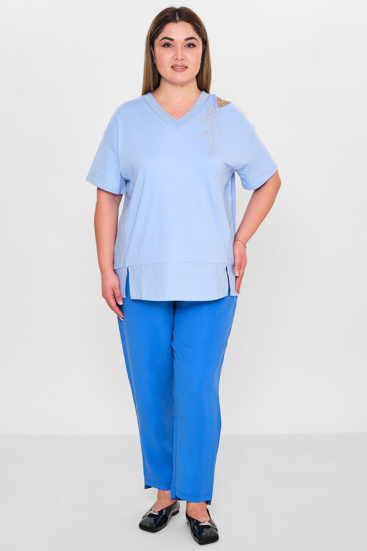 Xlife - Regular Size Blouse (XLF26Y7017) - 8690200147432