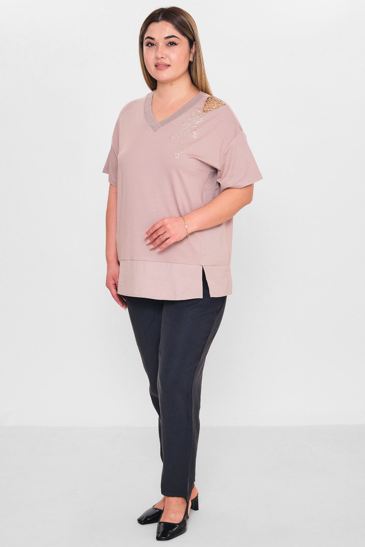 Xlife - Regular Size Blouse (XLF26Y7017) - 8690200147449