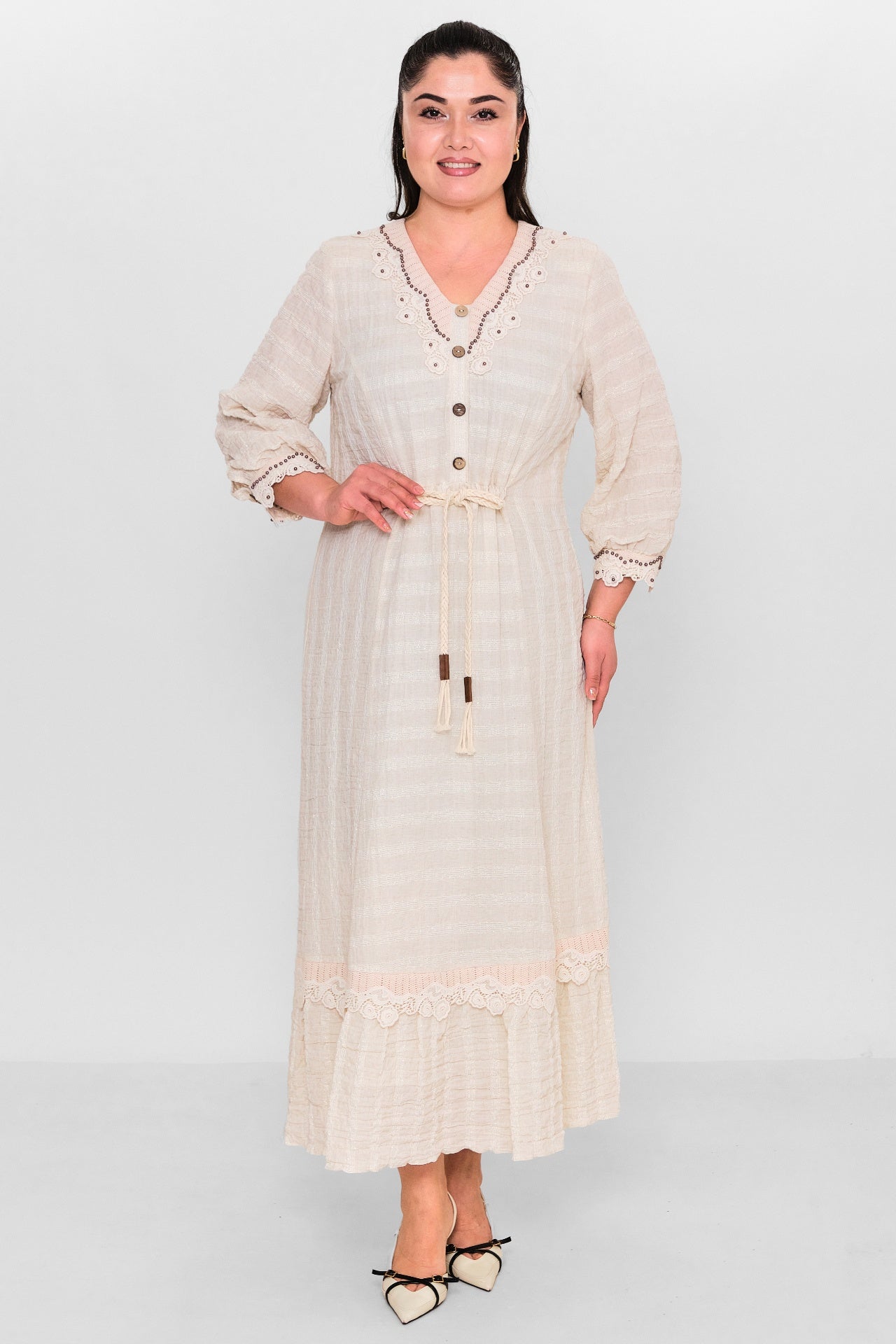 Gumanize - Plus Size Dress (GMZ2025-689-6976) - 8690200147494