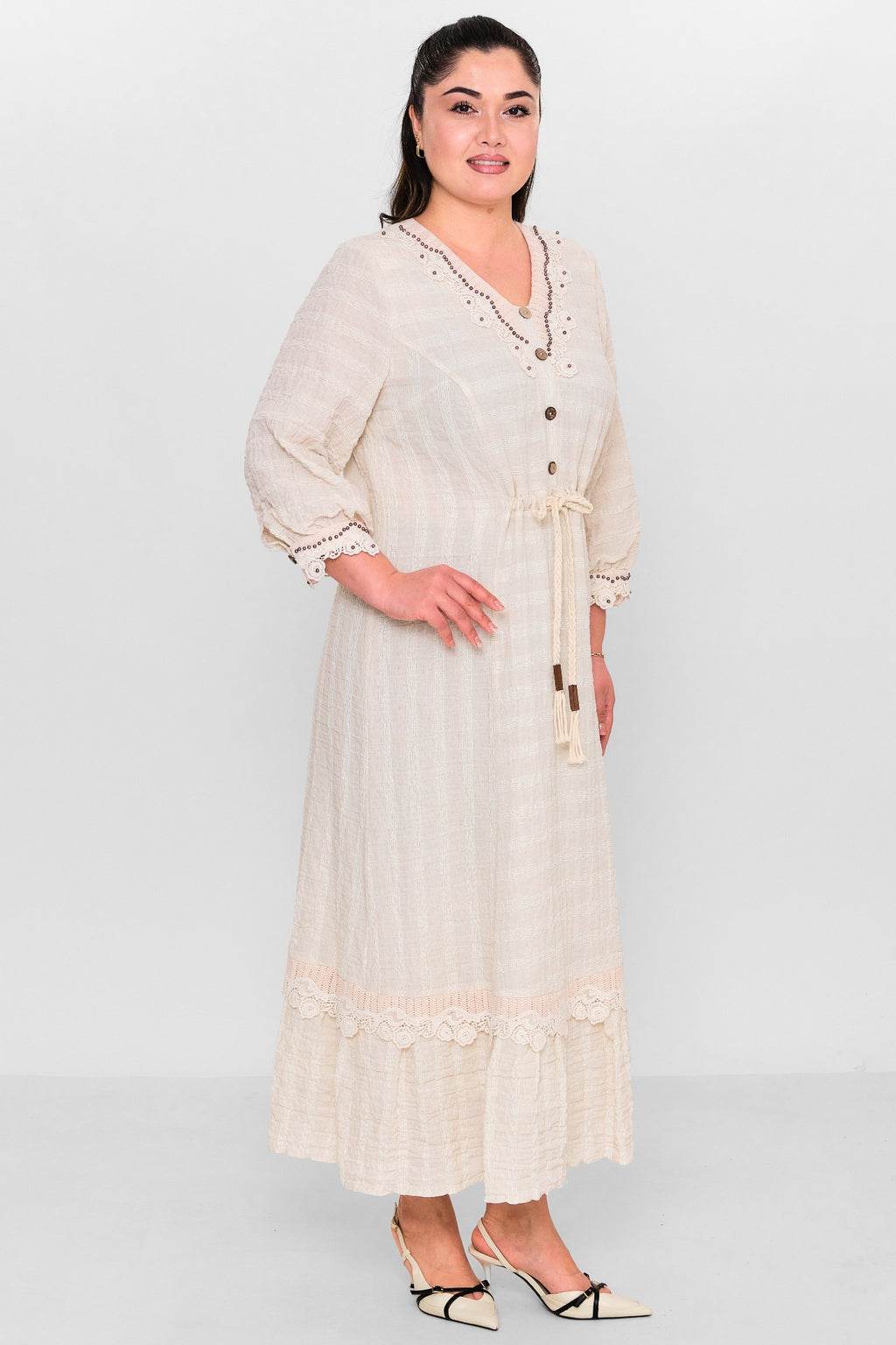 Gumanize - Plus Size Dress (GMZ2025-689-6976) - 8690200147494