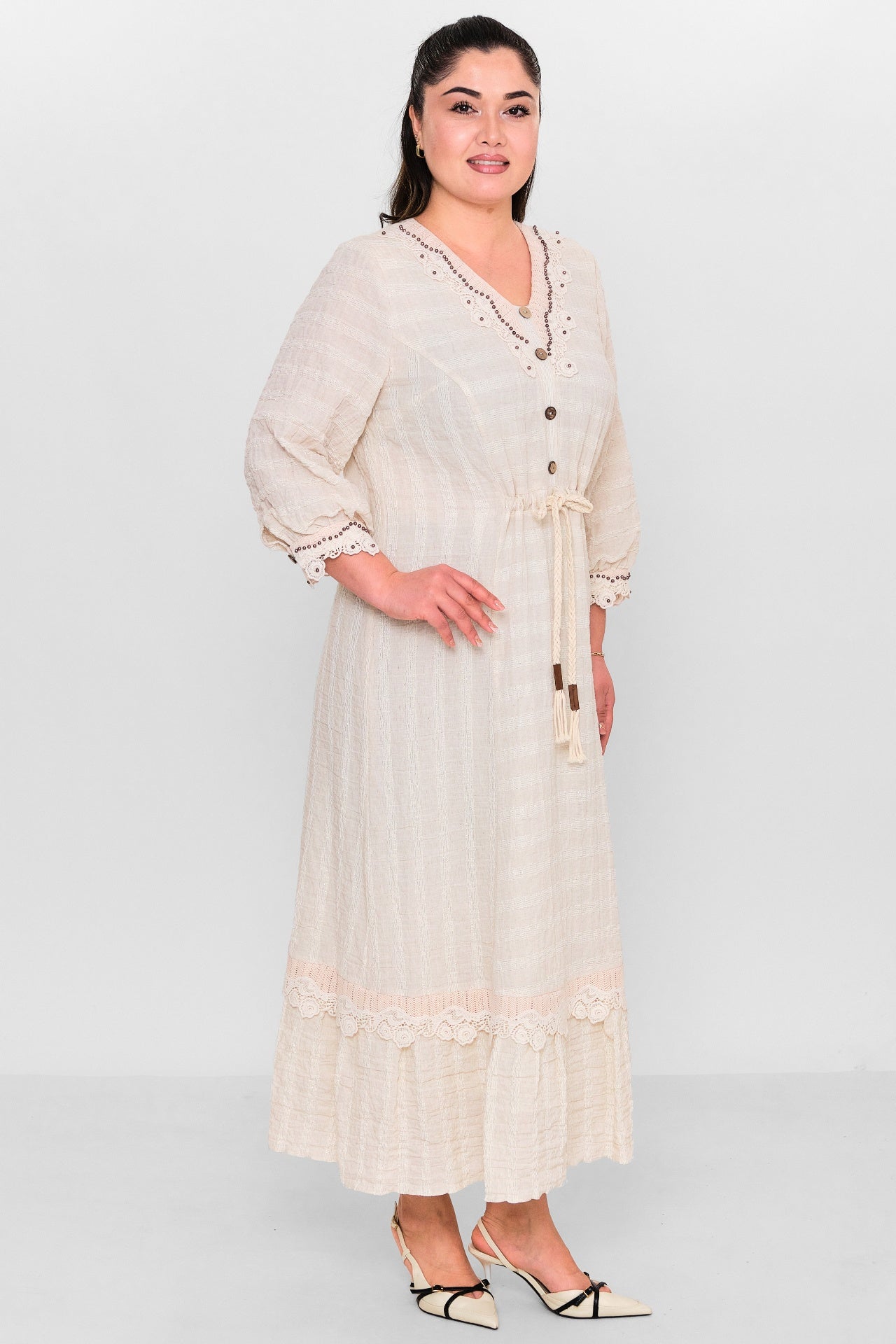 Gumanize - Plus Size Dress (GMZ2025-689-6976) - 8690200147494