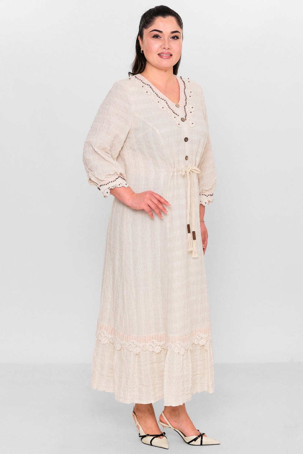 Gumanize - Plus Size Dress (GMZ2025-689-6976) - 8690200147494