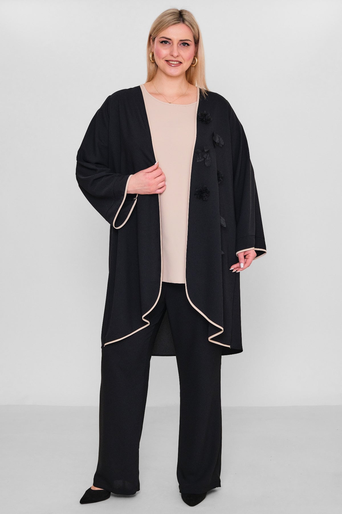 Kifayet - Extended Plus Size Suit (KFY26Y23712-20) - 8690200147579