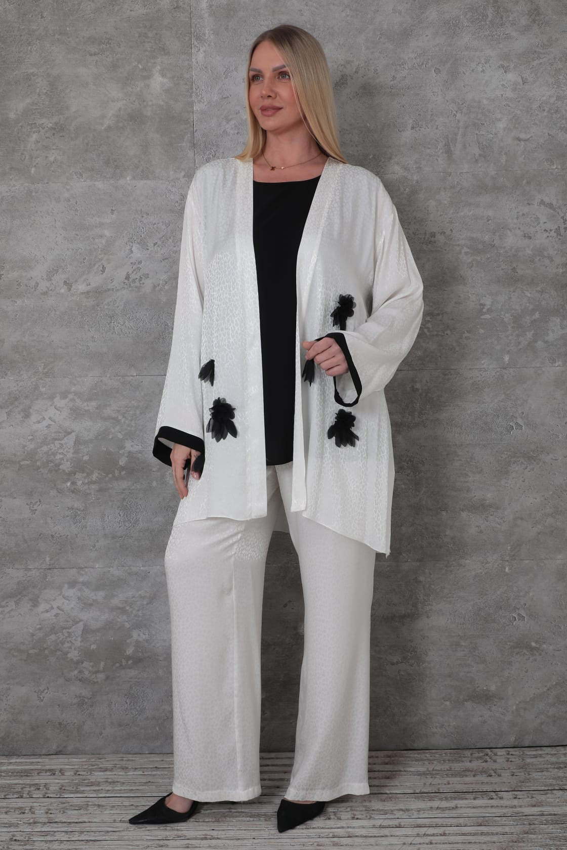 Kifayet - Extended Plus Size Suit (KFY26Y23714-20) - 8690200147616