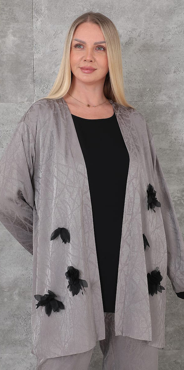 Kifayet - Extended Plus Size Suit (KFY26Y23714-20) - 8690200147623