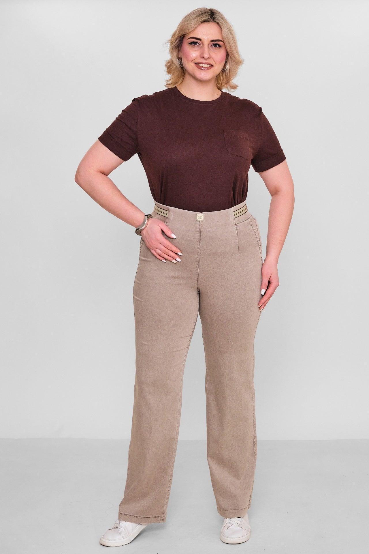 Elitline - Plus Size Trousers (ELT26Y1-276-4043) - 8690200147708