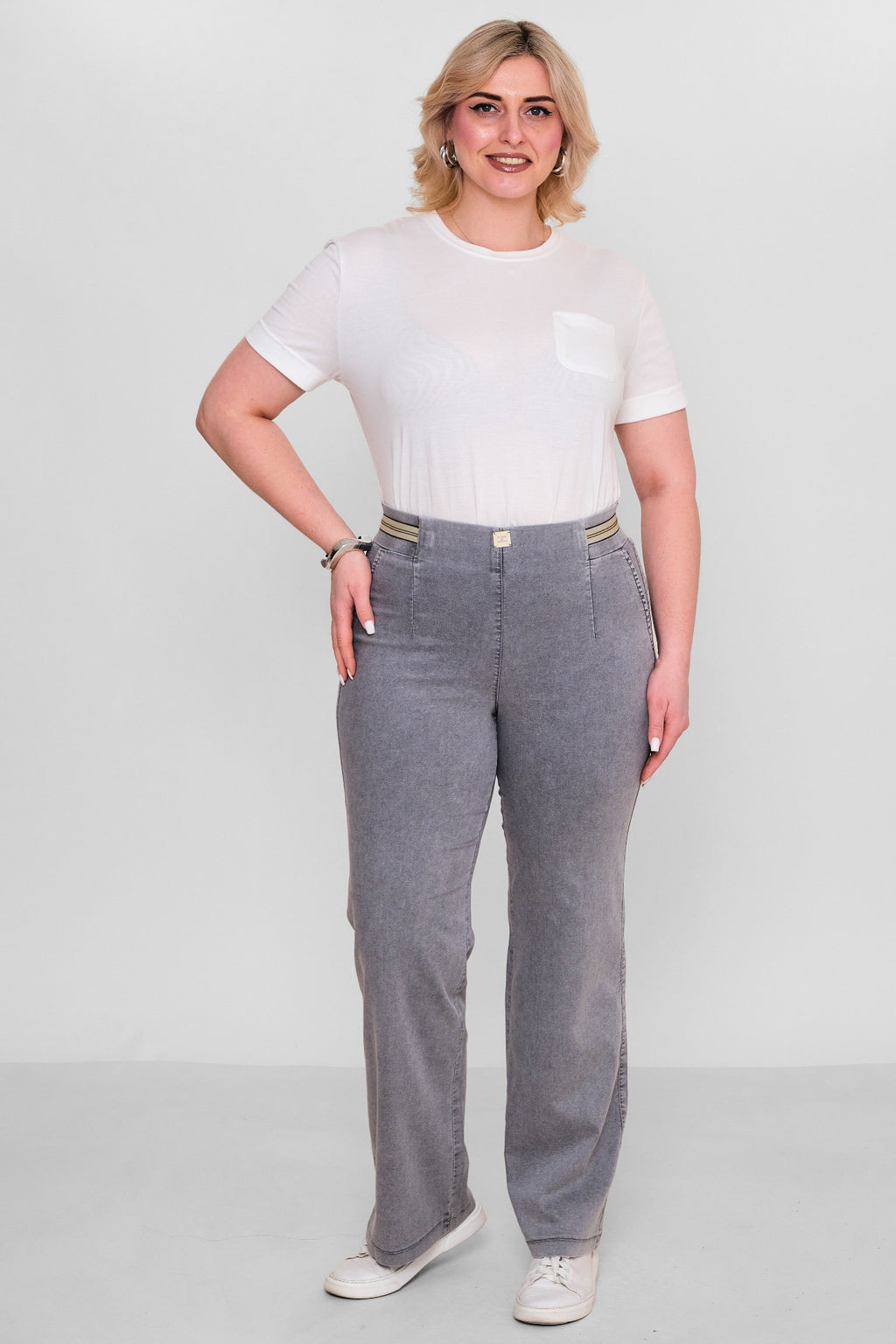 Elitline - Plus Size Trousers (ELT26Y1-276-4043) - 8690200147715