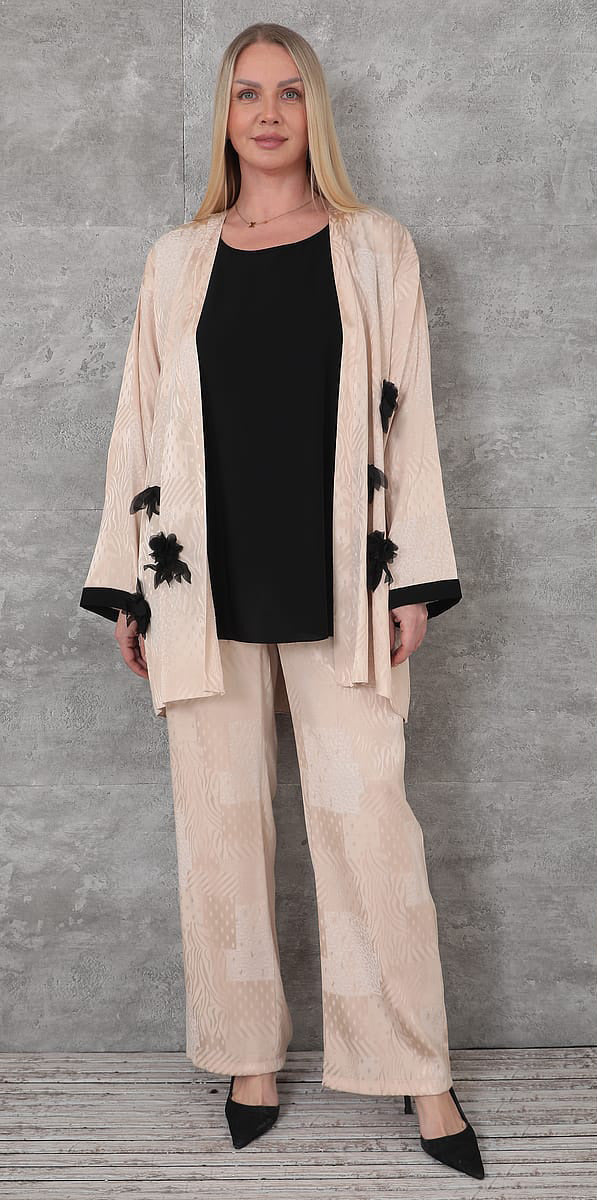 Kifayet - Extended Plus Size Suit (KFY26Y23714-20) - 8690200148125