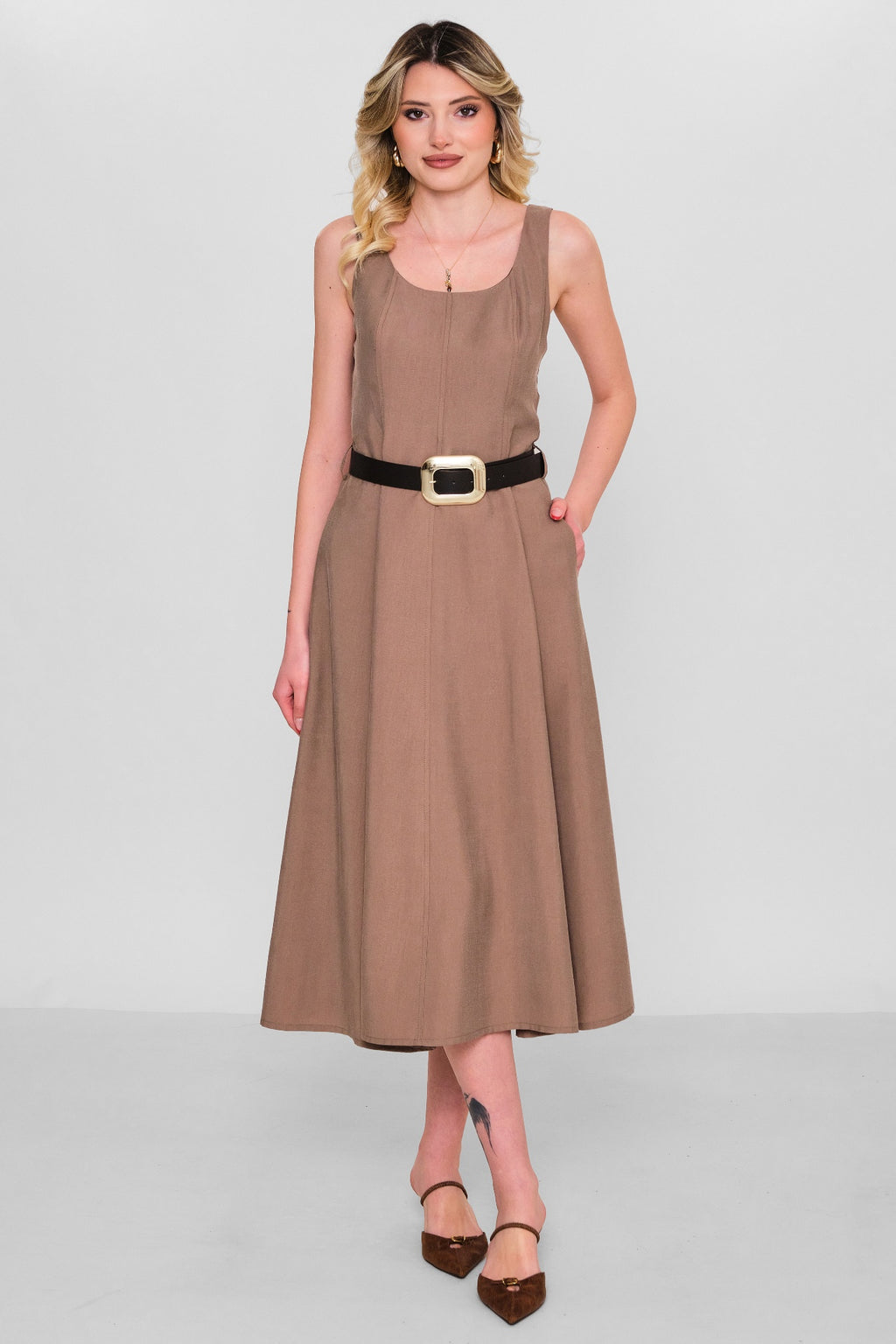 Qm - Regular Size Dress (QM.Y26.ELB.QE416) - 8690200148200