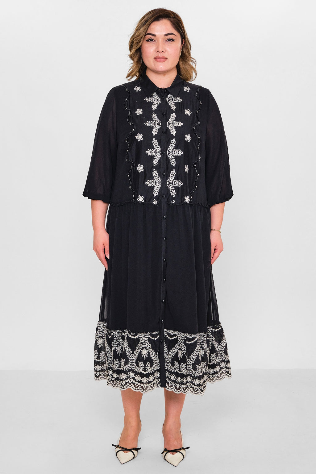Gumanize - Plus Size Dress (GMZ2024-876-7034) - 8690200148330