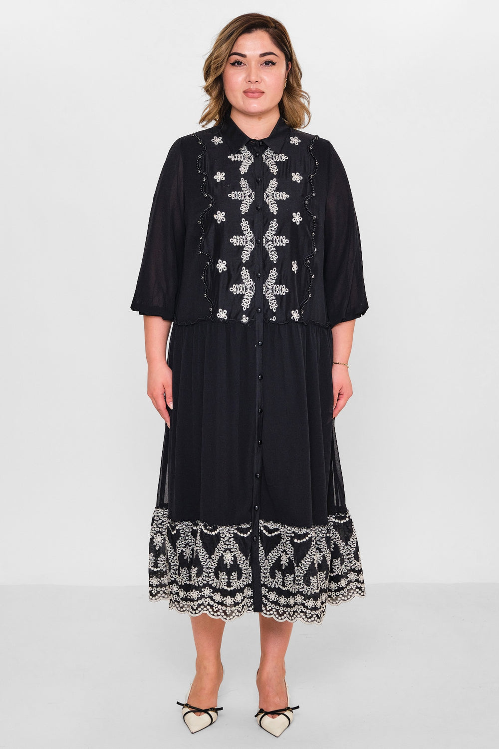 Gumanize - Plus Size Dress (GMZ2024-876-7034) - 8690200148330