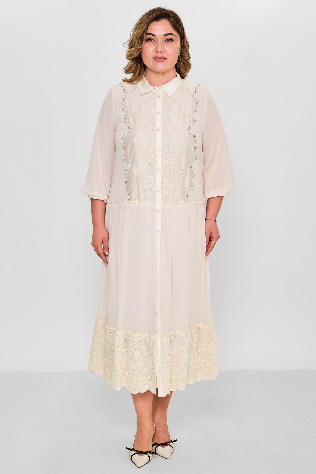 Gumanize - Plus Size Dress (GMZ2024-876-7034) - 8690200148347