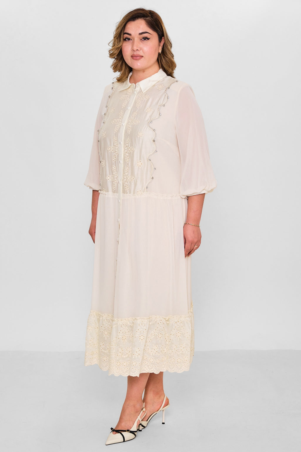 Gumanize - Plus Size Dress (GMZ2024-876-7034) - 8690200148347