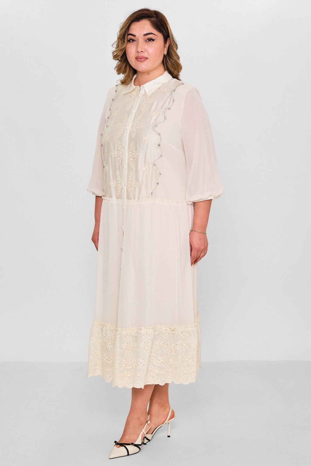 Gumanize - Plus Size Dress (GMZ2024-876-7034) - 8690200148347