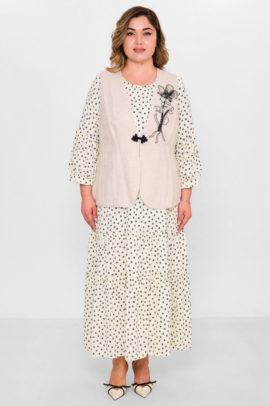 Gumanize - Plus Size Dress (GMZ2025-1041-7560) - 8690200148354