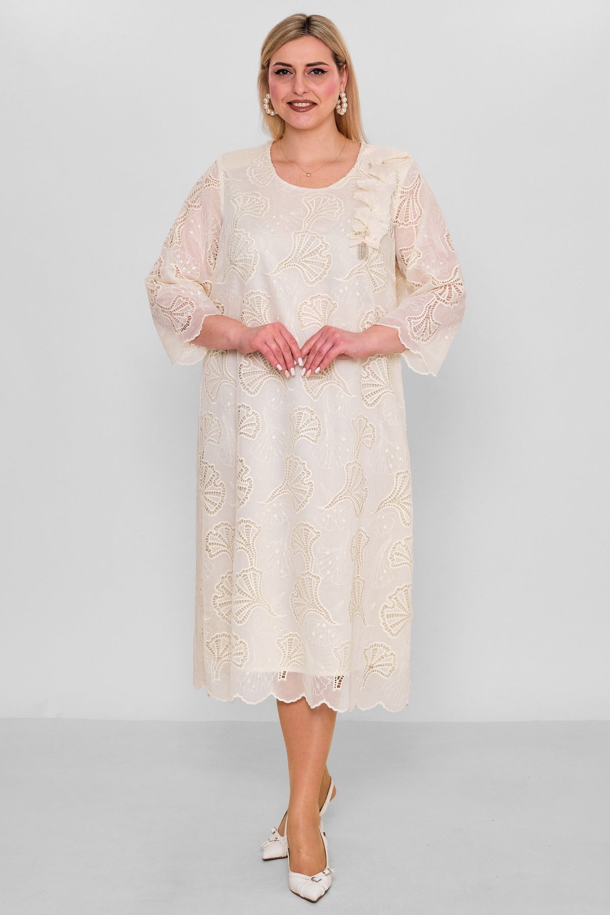 Gumanize - Extended Plus Size Dress (GMZ2025-1186-7063) - 8690200148361