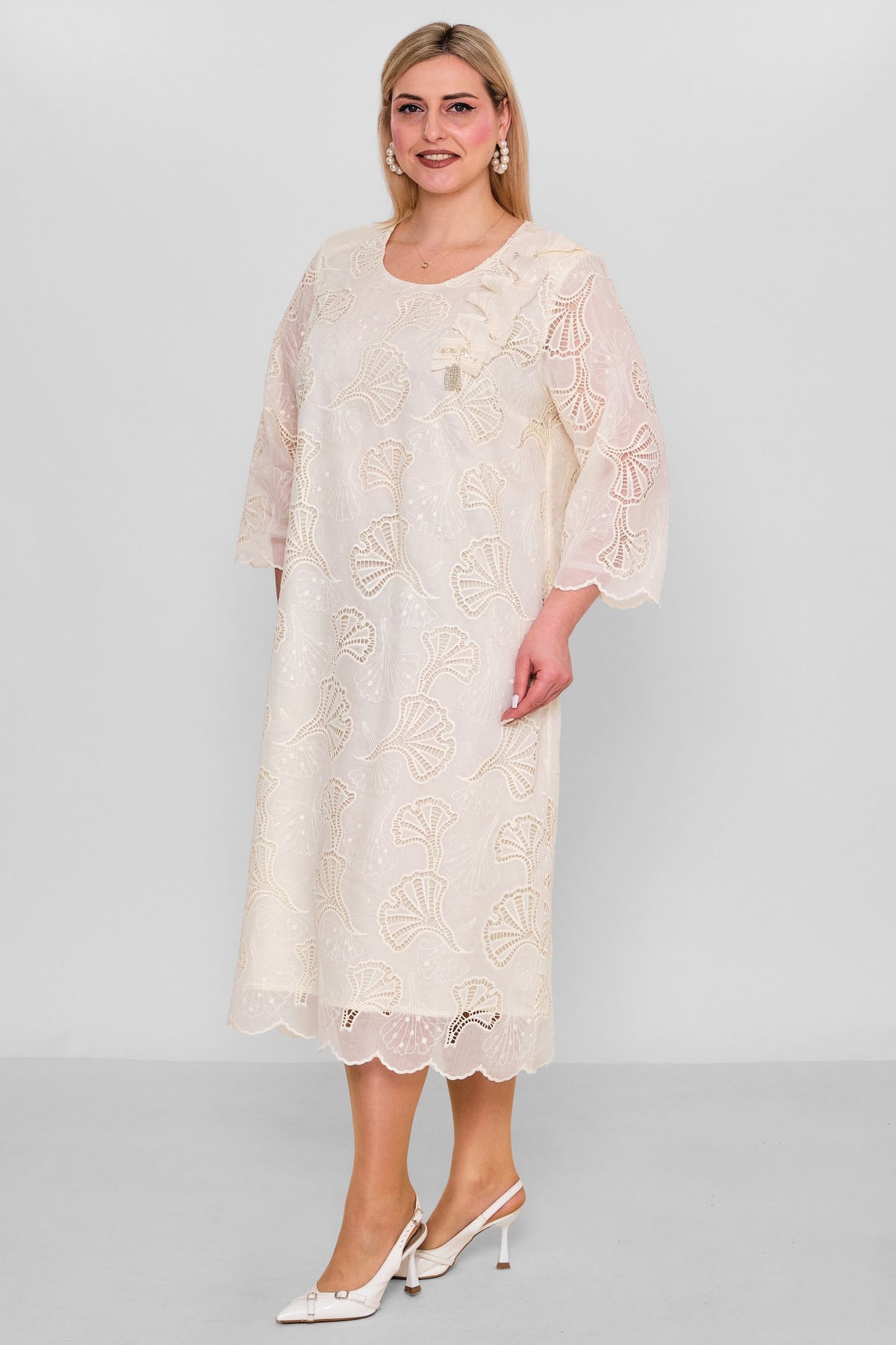 Gumanize - Extended Plus Size Dress (GMZ2025-1186-7063) - 8690200148361