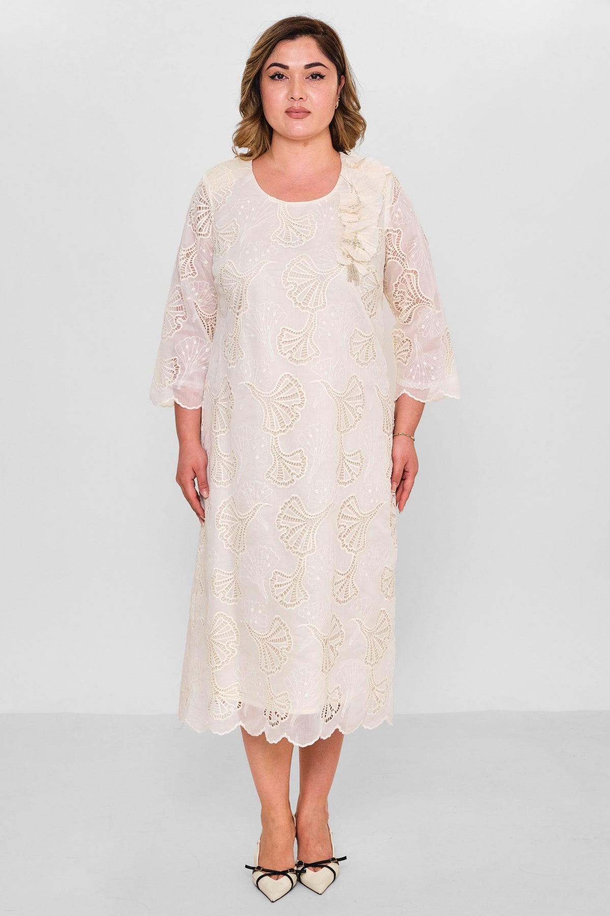 Gumanize - Plus Size Dress (GMZ2025-1185-7063) - 8690200148378