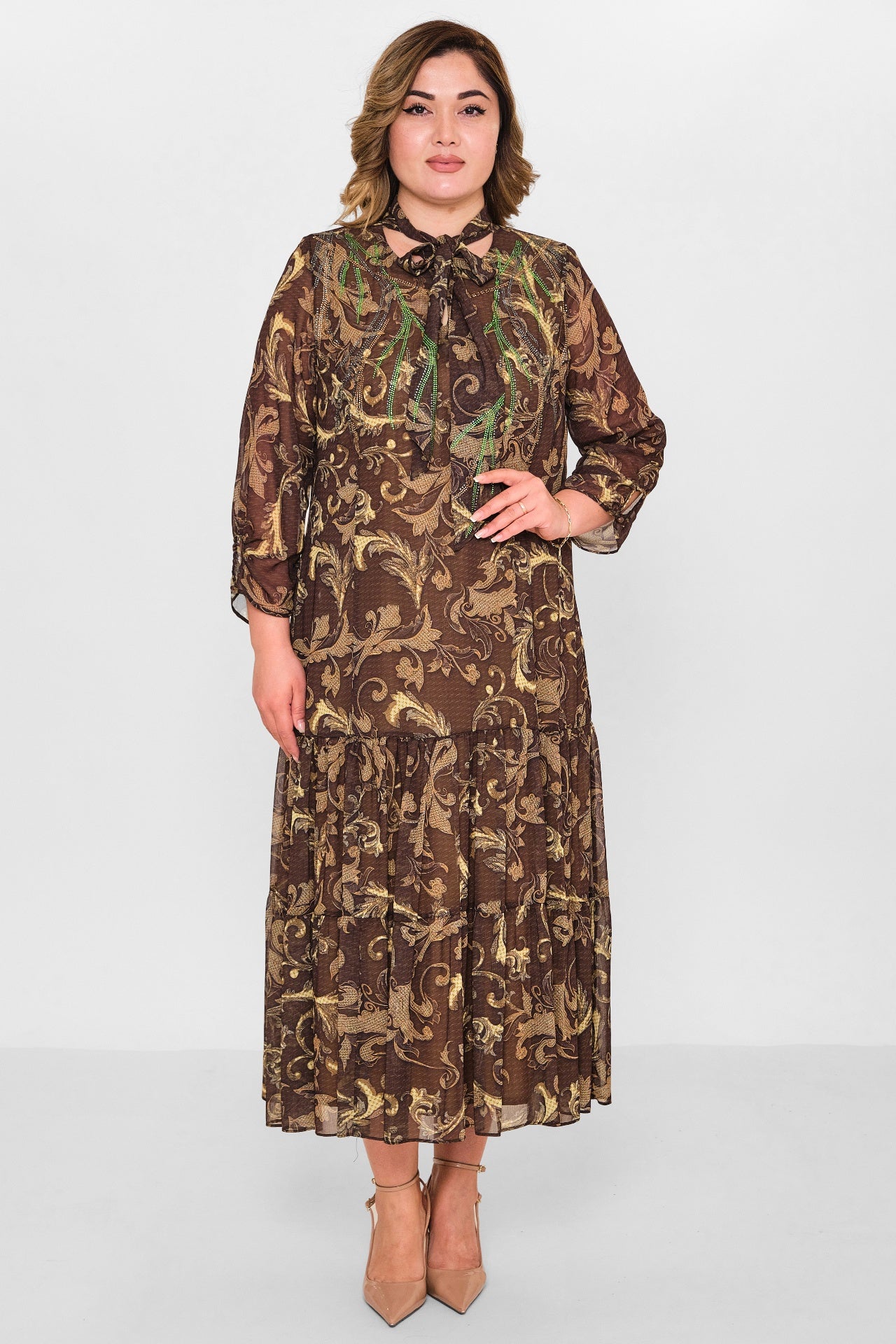 Gumanize - Plus Size Dress (GMZ2025-238-7405) - 8690200148385