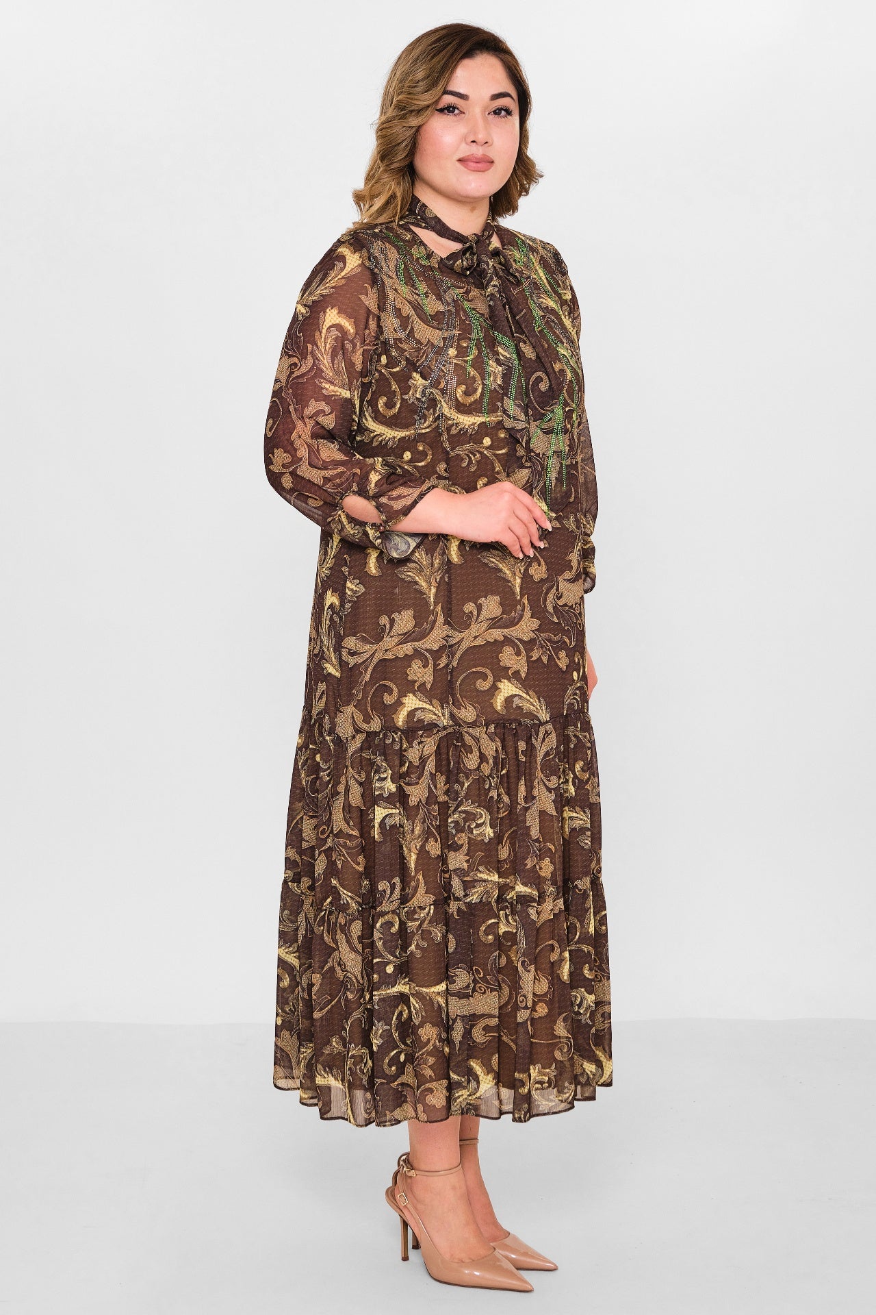 Gumanize - Plus Size Dress (GMZ2025-238-7405) - 8690200148385
