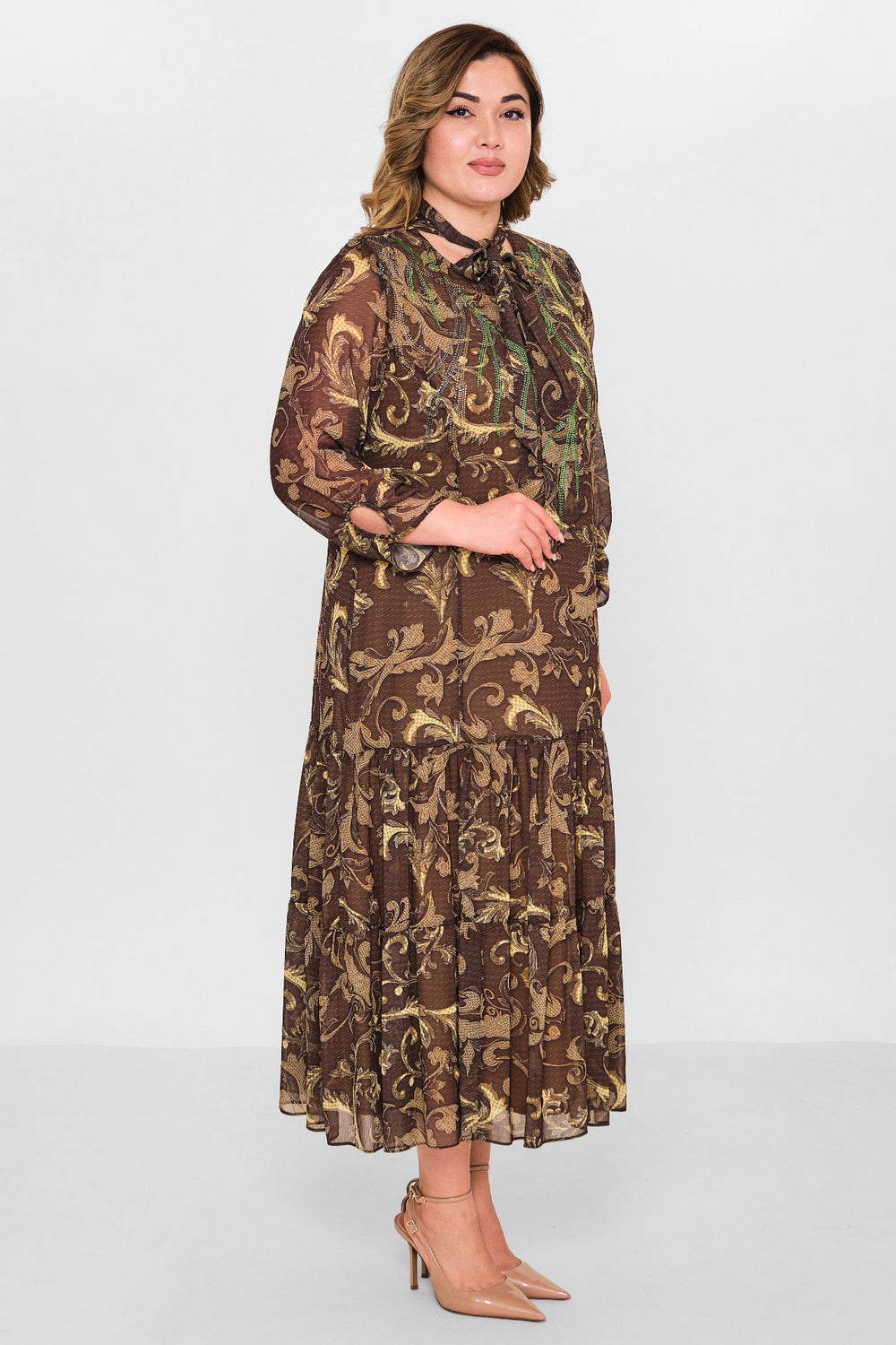 Gumanize - Plus Size Dress (GMZ2025-238-7405) - 8690200148385