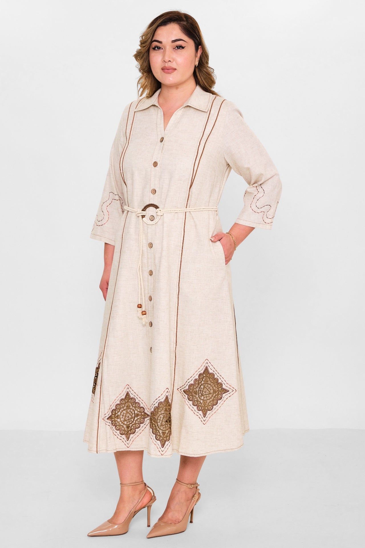 Gumanize - Plus Size Shirt (GMZ2025-655-7514) - 8690200148392