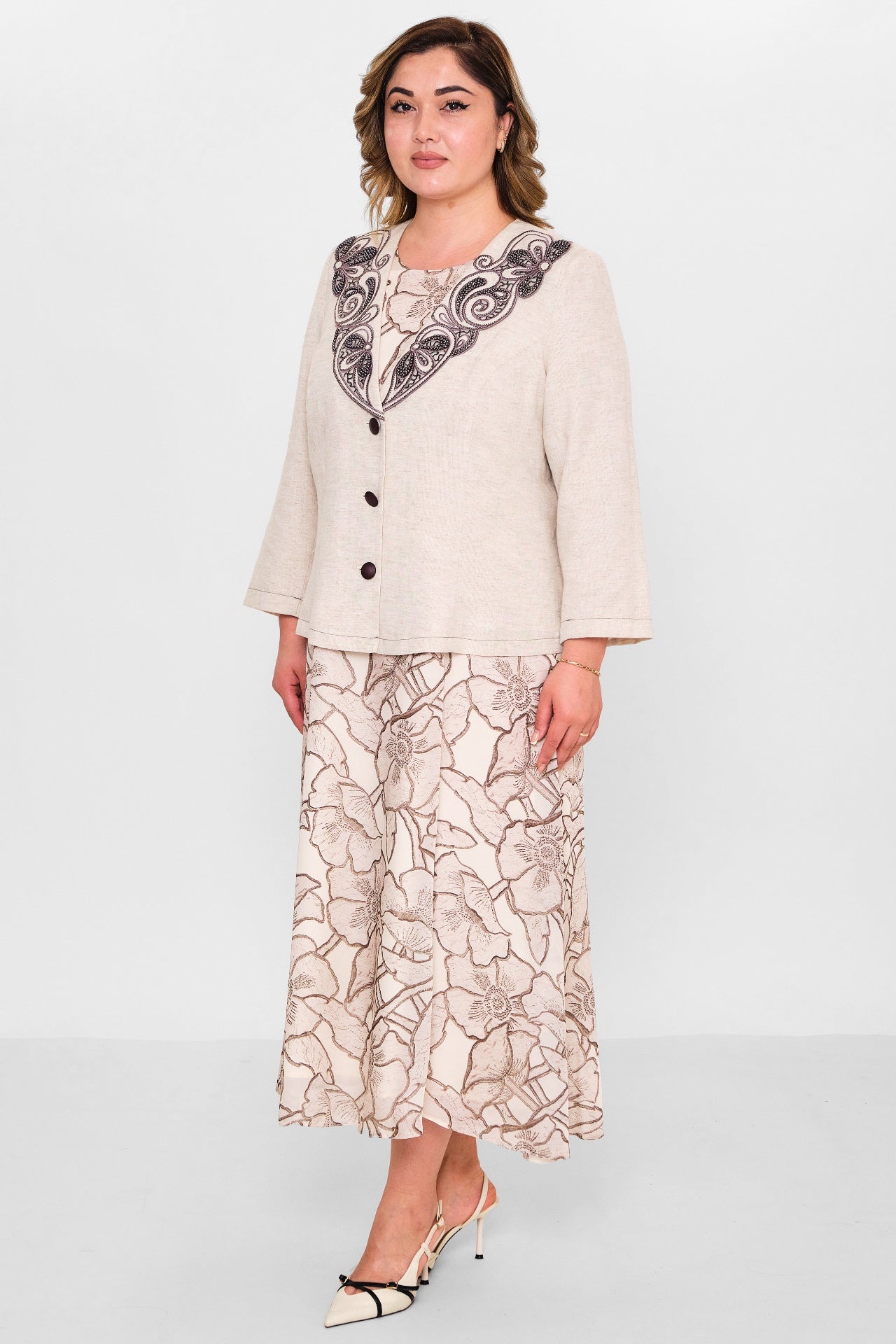 Gumanize - Plus Size Dress (GMZ2025-794-7667) - 8690200148446