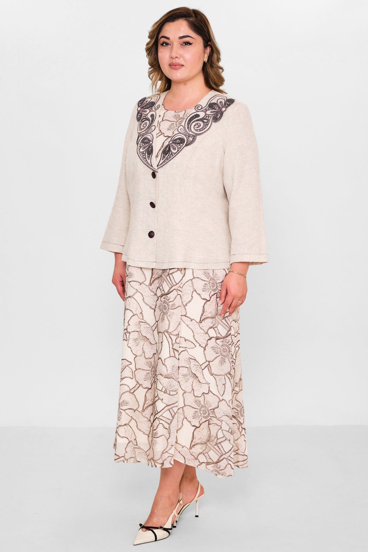 Gumanize - Plus Size Dress (GMZ2025-794-7667) - 8690200148446