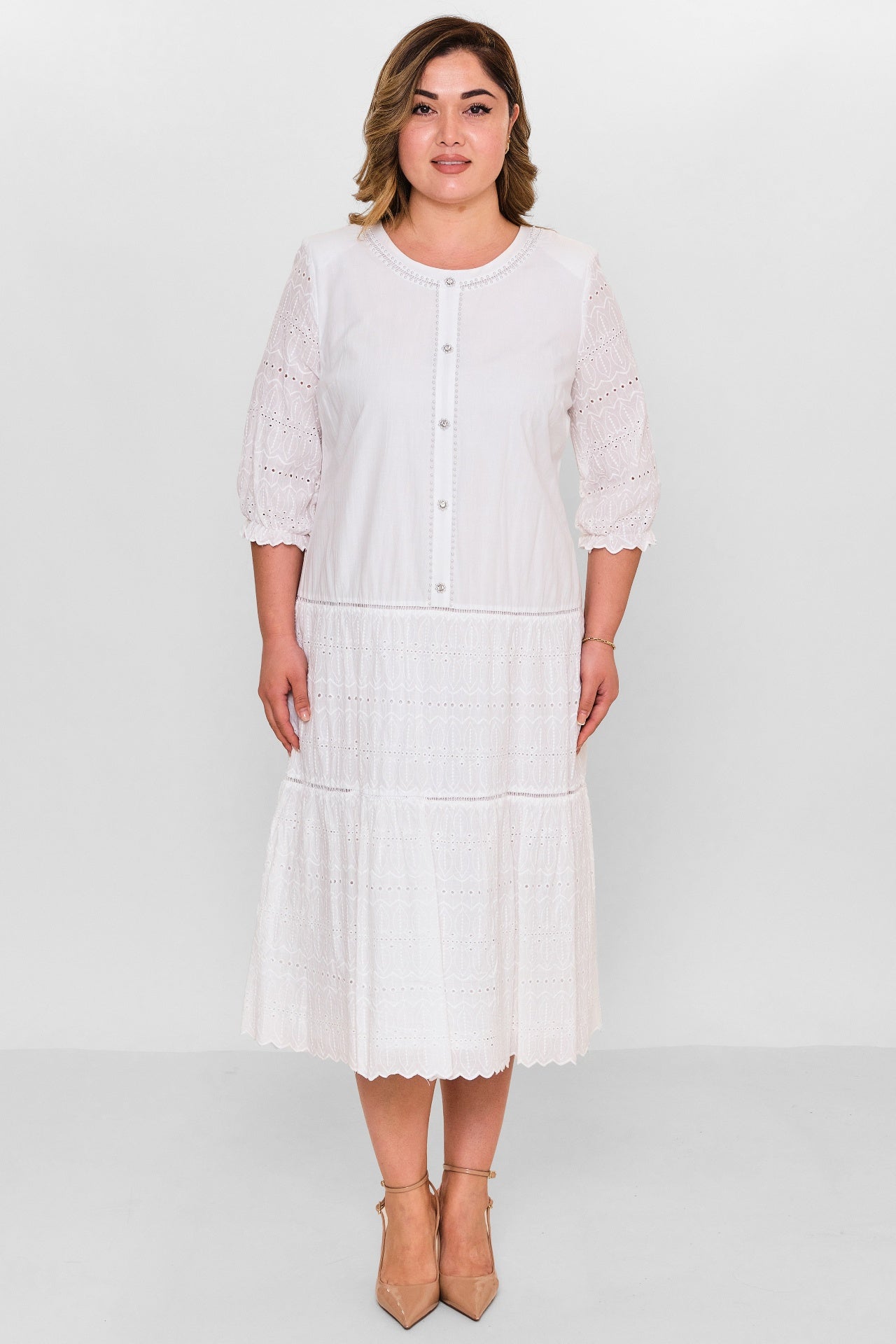 Gumanize - Plus Size Dress (GMZ2025-990-6641) - 8690200148453