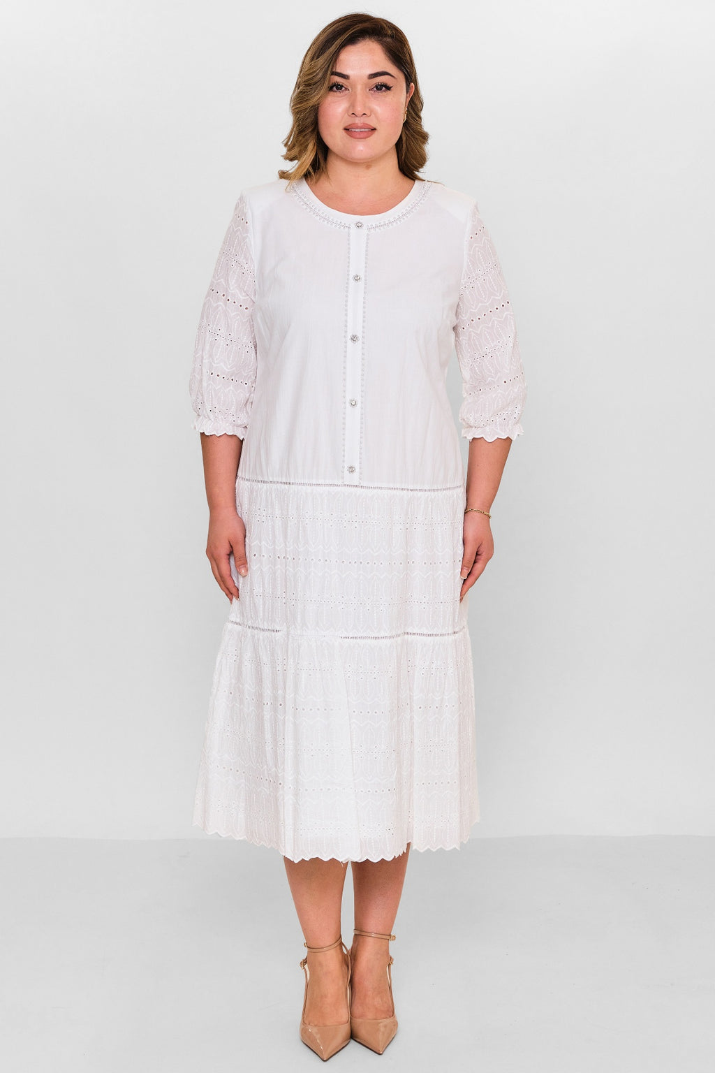 Gumanize - Plus Size Dress (GMZ2025-990-6641) - 8690200148453