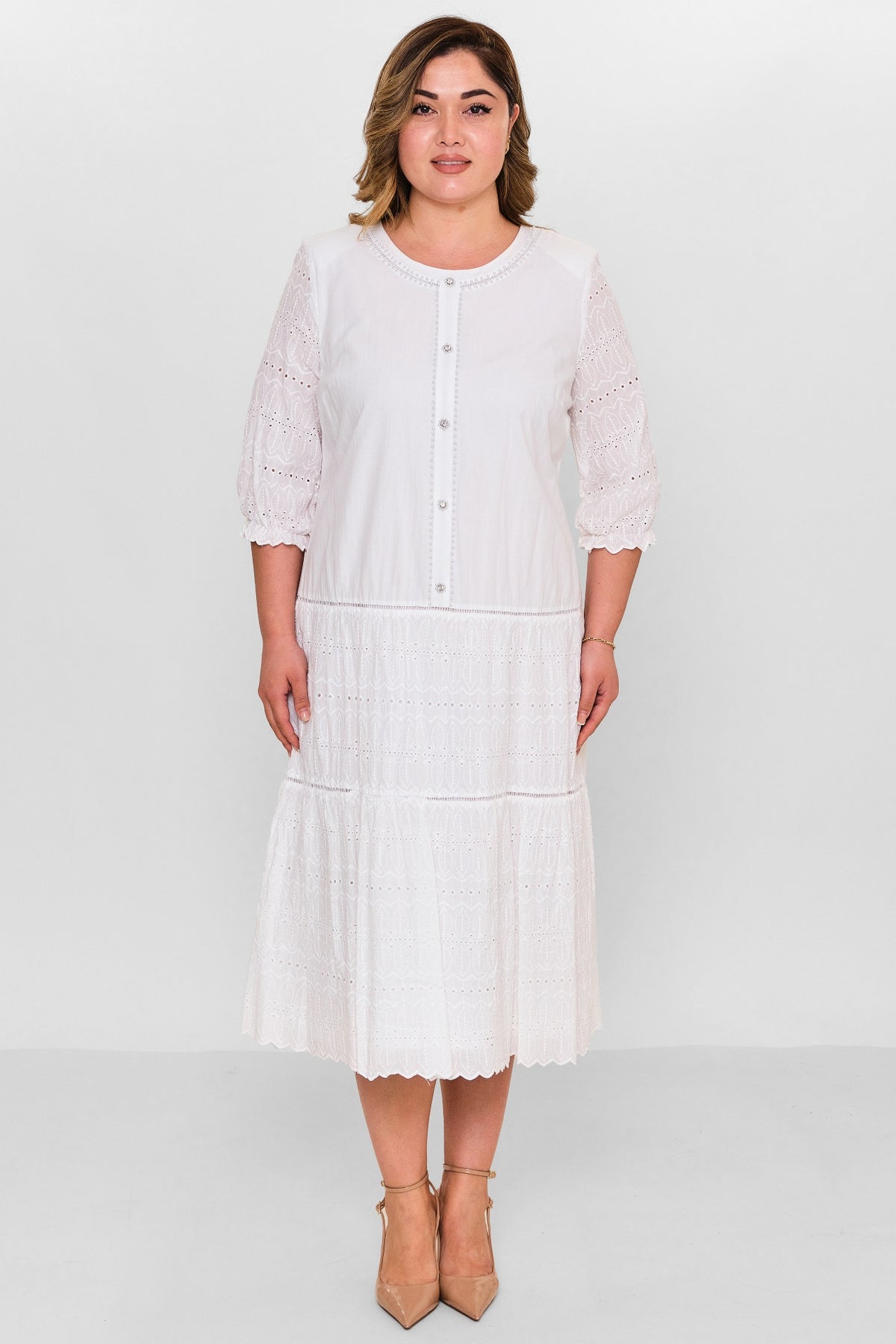 Gumanize - Plus Size Dress (GMZ2025-990-6641) - 8690200148453