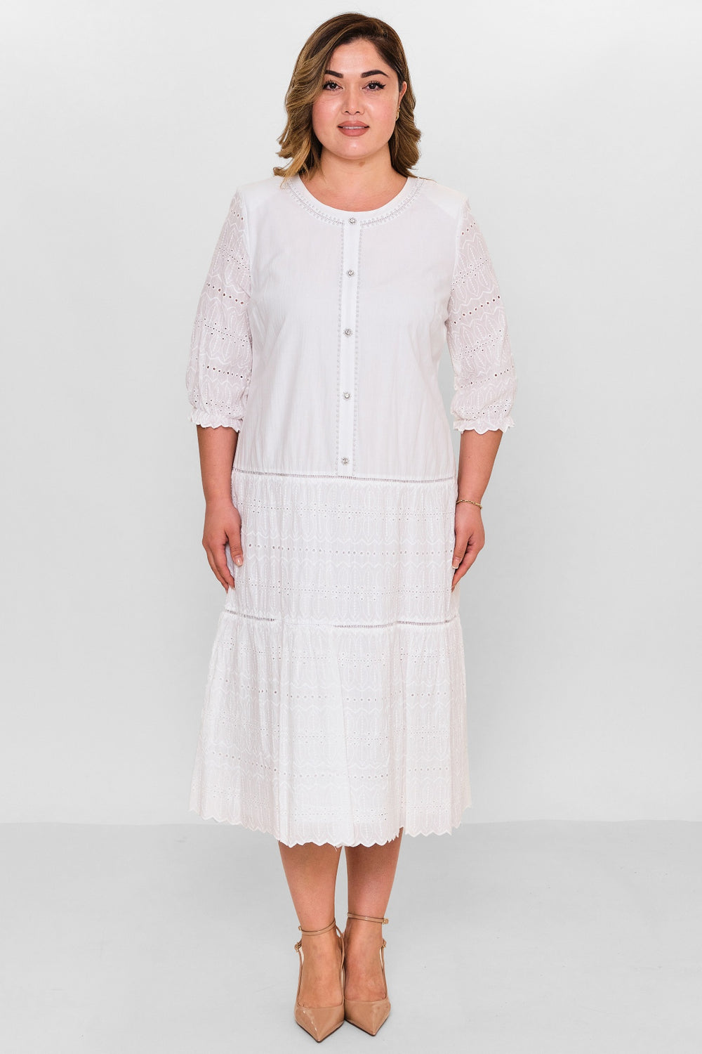 Gumanize - Plus Size Dress (GMZ2025-990-6641) - 8690200148453