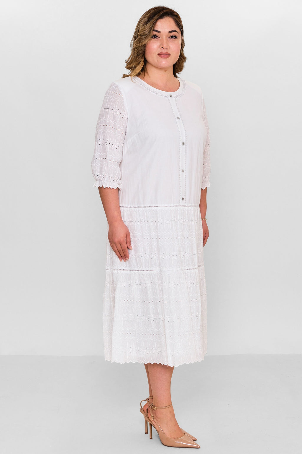 Gumanize - Plus Size Dress (GMZ2025-990-6641) - 8690200148453