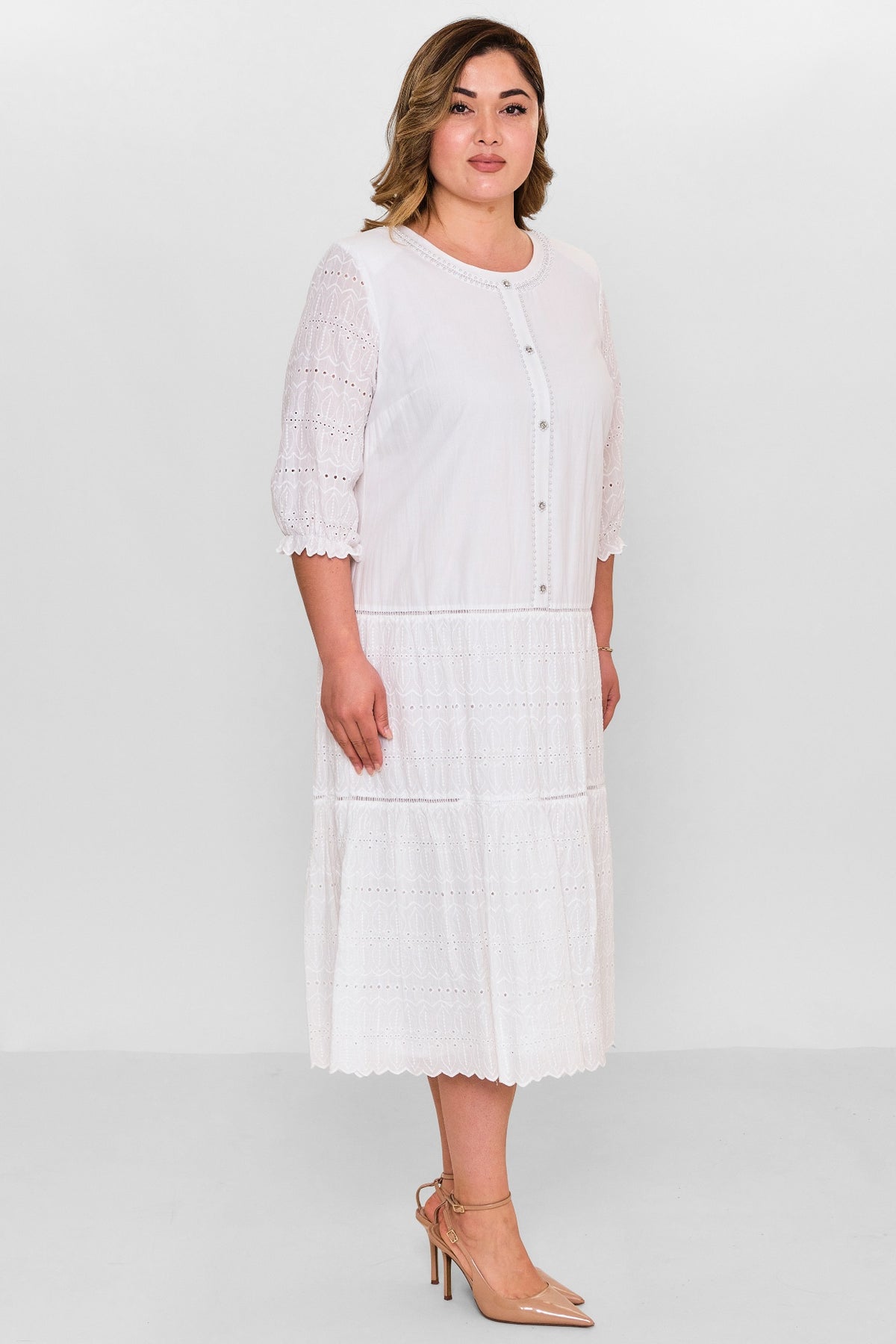 Gumanize - Plus Size Dress (GMZ2025-990-6641) - 8690200148453