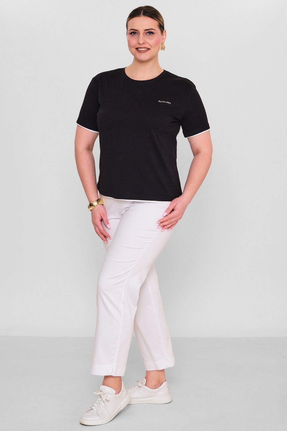 Elitline - Plus Size Blouse (ELT26Y3-39-4003) - 8690200148743